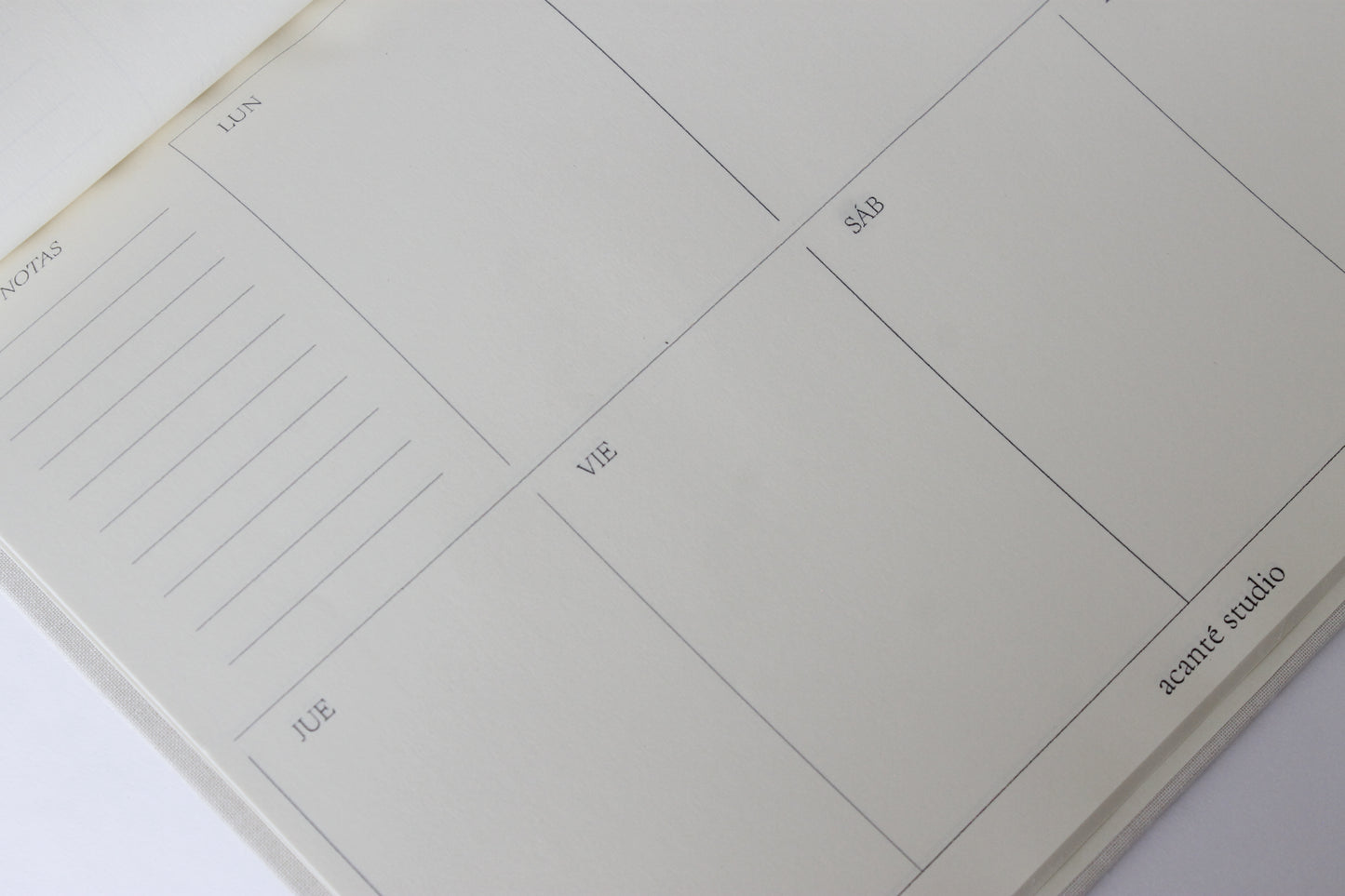 Acanté Studio Weekly Planner